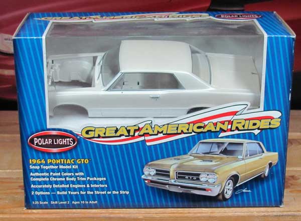 Polar Lights 1964 Pontiac GTO Hardtop White Pre-Painted Kit Sealed