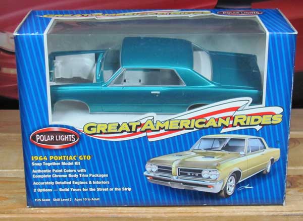 Polar Lights 1964 Pontiac GTO Hardtop Teal Pre-Painted Kit Sealed