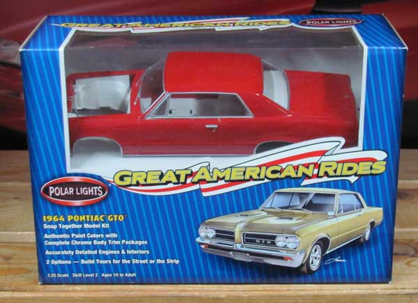 Polar Lights 1964 Pontiac GTO Hardtop Red Pre-Painted Kit Sealed