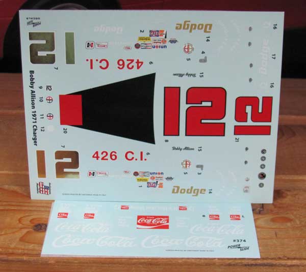 #12 Coca Cola Bobby Allison 1971 Charger Powerslide