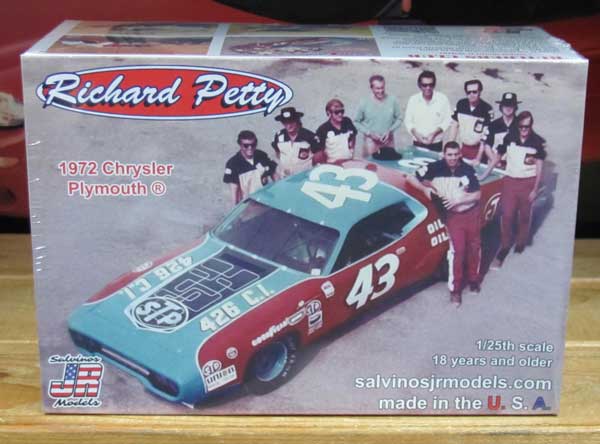 #43 Richard Petty 1972 Pocono Road Runner Salvino's JR Models Kit Sealed