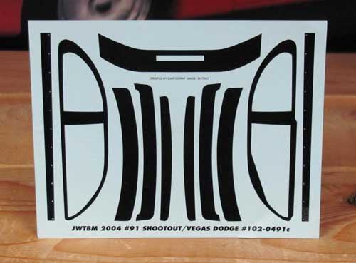 2003/04 Dodge Side Window Frames & Spoilers JWTBM