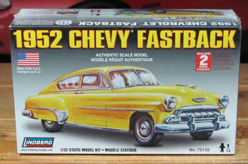 Lindberg 1952 Chevy Fastback 1/32 Scale Kit Sealed