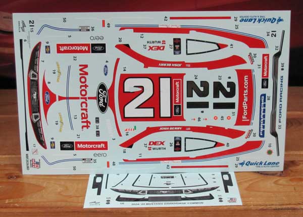 #21 Josh Berry Motorcraft 2026 Daytona Mustang Powerslide