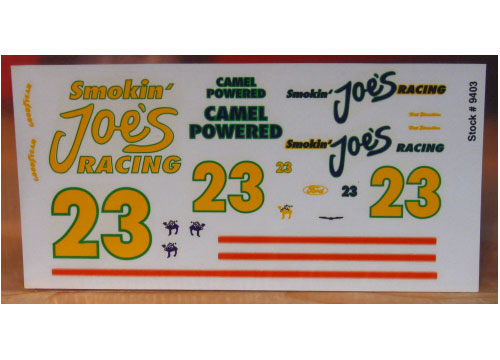 #23 Smokin Joes Hut Stricklin 1993