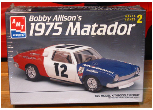 #12 Bobby Allison's 1975 Matador AMT Kit 1995 Issue Sealed