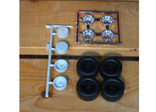 Stock Car Wheels and Tires Lot of 2