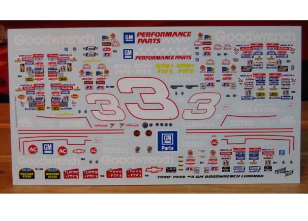 # 3 Goodwrench Dale Earnhardt 1990-94 Lumina Powerslide #165
