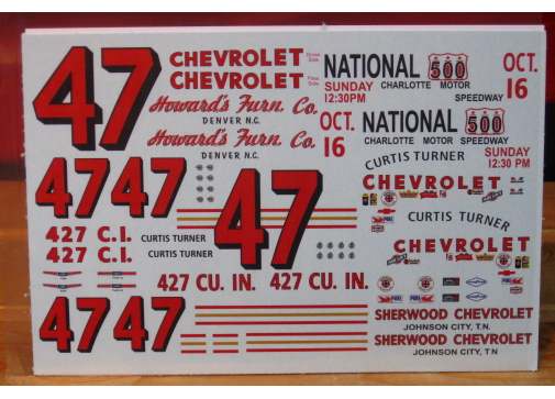 #47 Curtis Turner 1966 Chevy PPP
