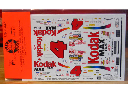 # 4 Kodak Bobby Hamilton 1999 Slixx