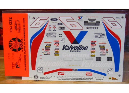 # 6 Valvoline Mark Martin 1997 Slixx