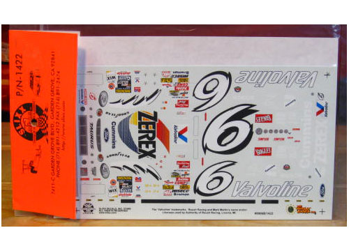 # 6 Zerex Mark Martin 1999 Slixx
