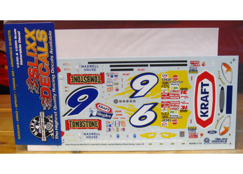 # 6 Kraft Tombstone Mark Martin 2002 Slixx