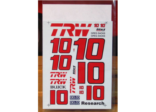 #10 TRW Greg Sacks 1986
