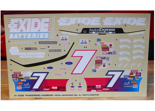 # 7 Exide Geoff Bodine 1994 Monogram