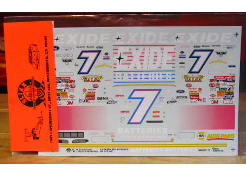 # 7 Exide Geoff Bodine 1994 Slixx