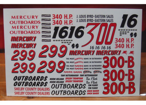 #300/16/299 Mercury Outboards Chrysler Sheet #2 PPP