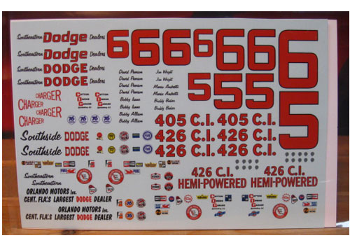 # 5/6 Dodge David Pearson Mario Andretti 1966 PPP