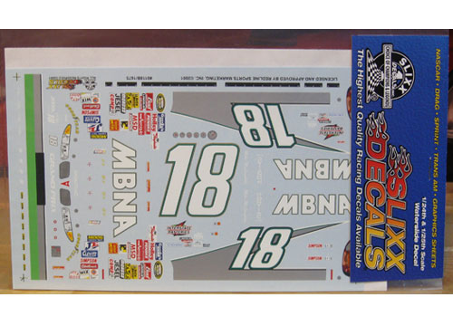 #18 MBNA Mike Mclaughlin 2001 Slixx