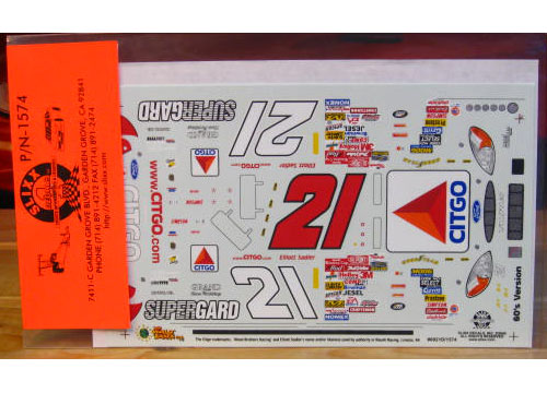 #21 Citgo 60s Colors Elliott Sadler 2000 Slixx