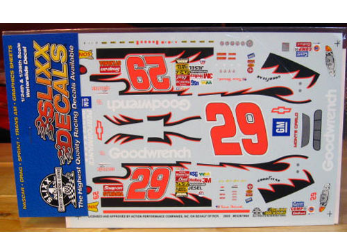 #29 Goodwrench Kevin Harvick 2003 Slixx