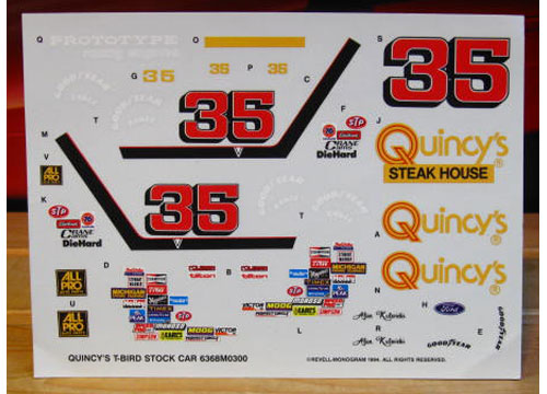 #35 Quincy's Alan Kulwicki 1986 Monogram