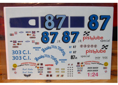 #87 Buck Baker 1970-73 Firebird PPP