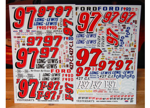 #97 Long-Lewis Red Farmer Fords 1966-73 Yesterdays