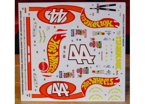 #44 Hot Wheels Kyle Petty 1997 Monogram