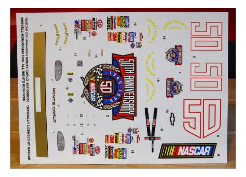 #50 Nascar 50th Anniversary 1998