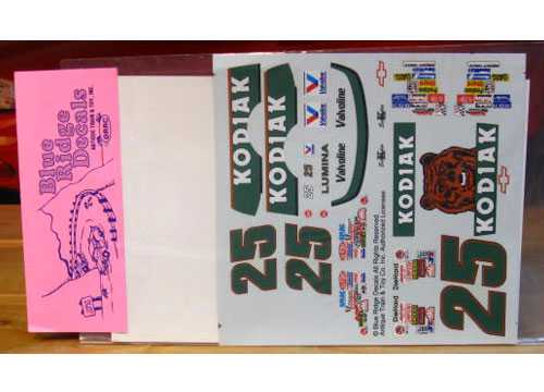 #25 Kodiak Ken Schrader 1993 Blue Ridge