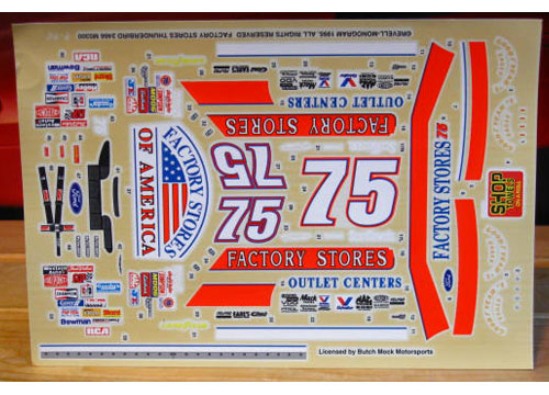 #75 Factory Stores 1995 Monogram