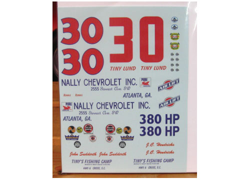 #30 Tiny Lund Nally Chevrolet 1962 Biscayne PPP