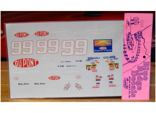 #99 DuPont Ricky Craven 1992 Blue Ridge