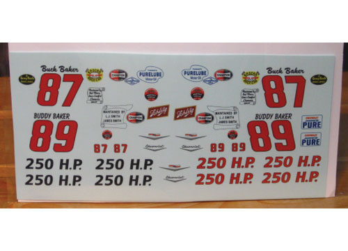 #87/89 Buddy Baker 1958 Chevy PPP