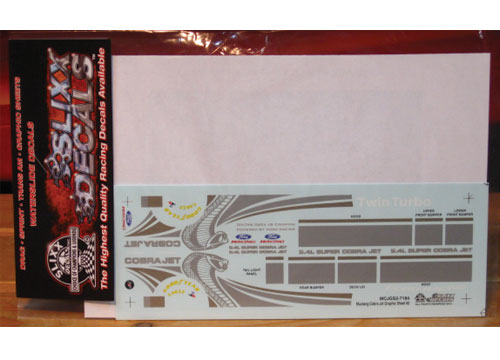 Slixx #7184 Mustang Cobra Jet Graphics Sheet #2