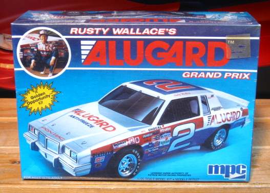 # 2 Alugard Rusty Wallace 1985 Grand Prix MPC Kit Sealed