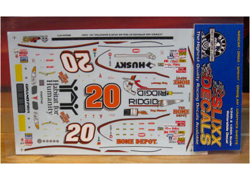 #20 Habitat for Humanity Tony Stewart 1999 Slixx