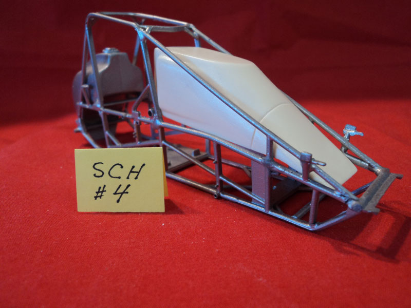 SCH #4 Resin Parts J&J Narrow Short Sprint Car Hood